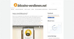 Desktop Screenshot of bitcoins-verdienen.net